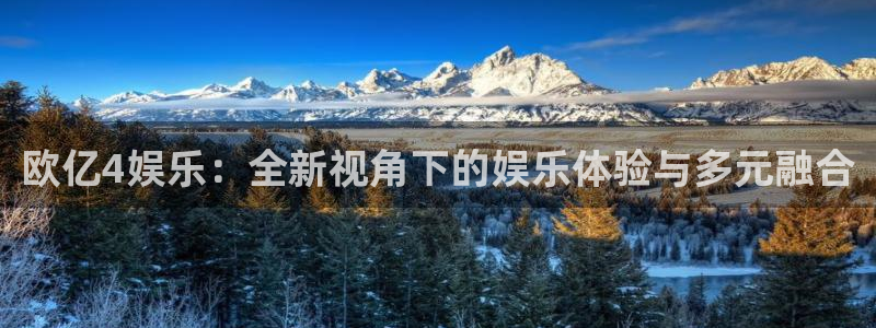 BB贝博艾弗森登录：欧亿4娱乐：全新视角下的娱乐体验与多元融合
